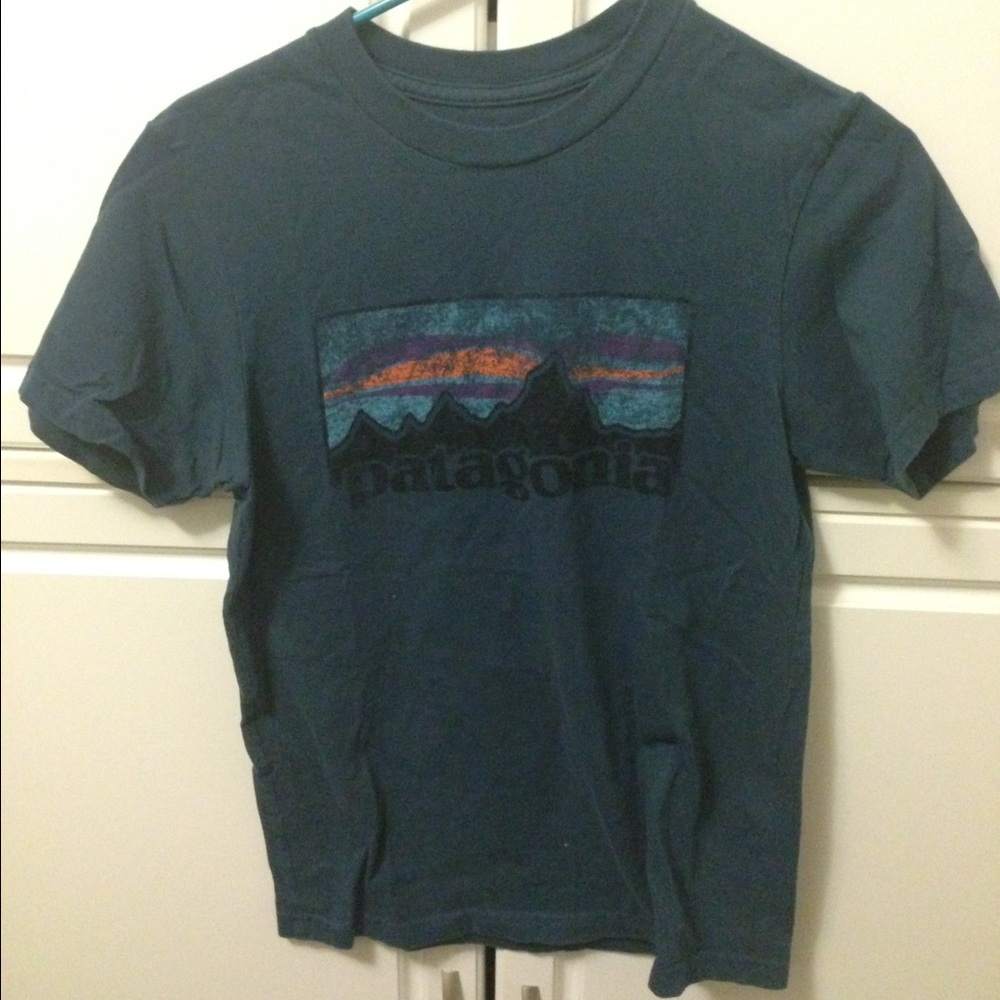 Patagonia Blue Short Sleeve Tee